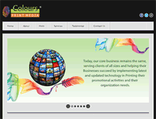 Tablet Screenshot of coloursprintmedia.com